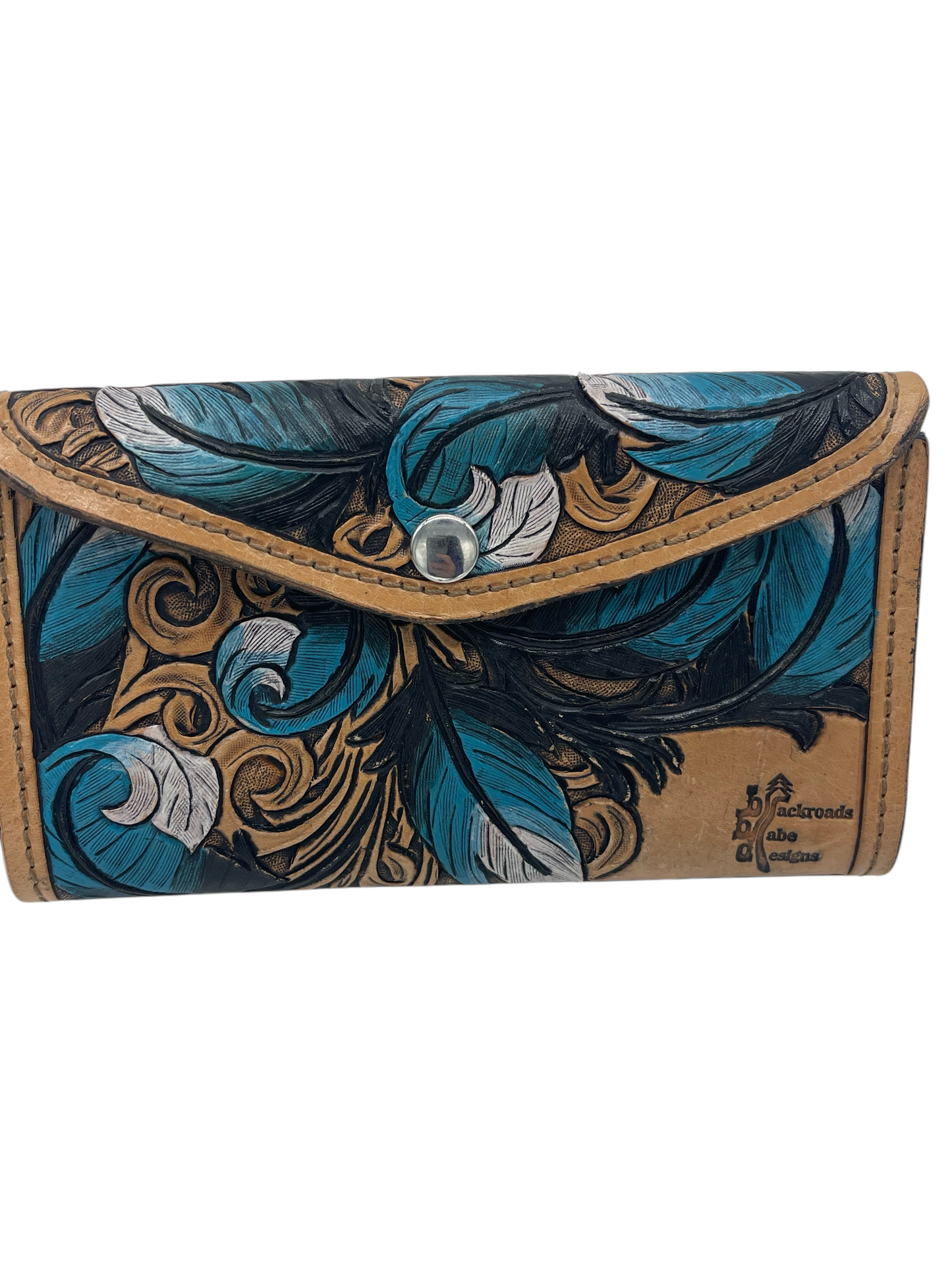 Feather Clutch Wallet